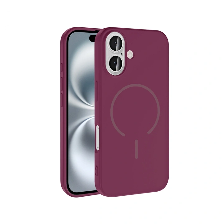 Apple iPhone 16 Kılıf M-safe Şarj Özellikli Redclick Meta Kapak