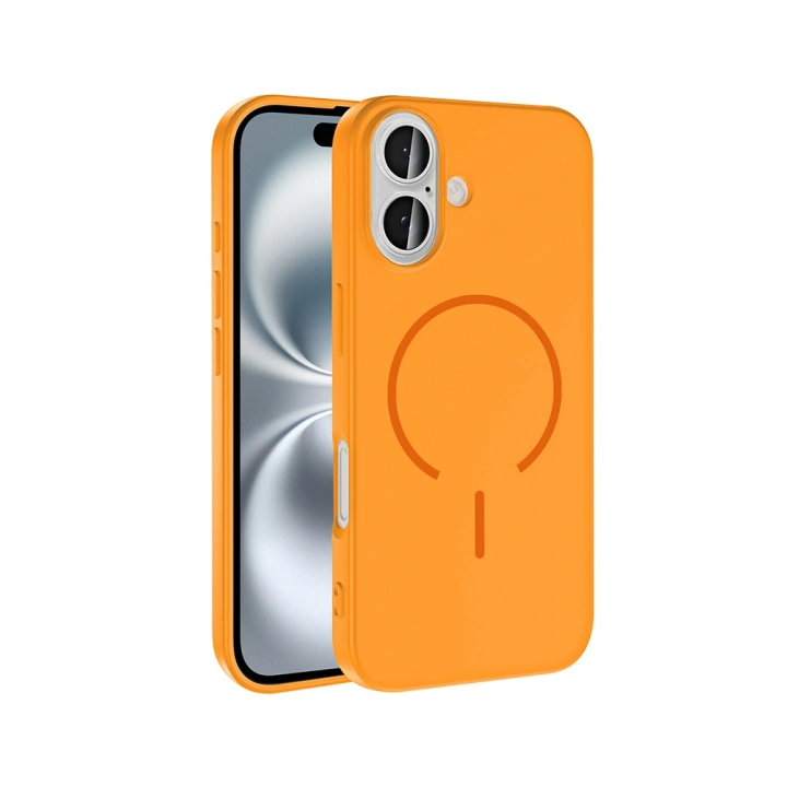 Apple iPhone 16 Kılıf M-safe Şarj Özellikli Redclick Meta Kapak