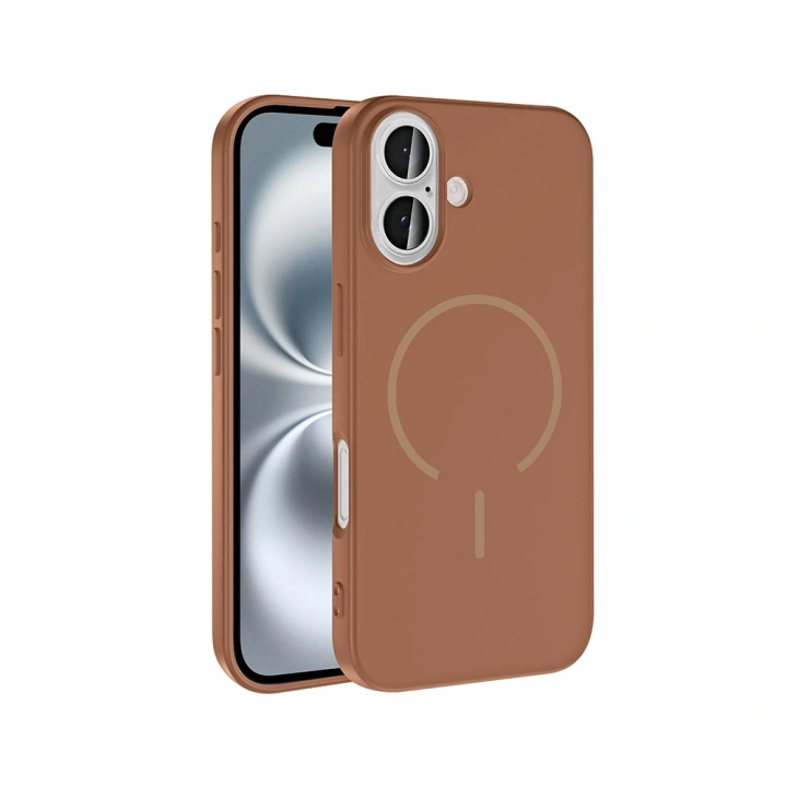 Apple iPhone 16 Kılıf M-safe Şarj Özellikli Redclick Meta Kapak