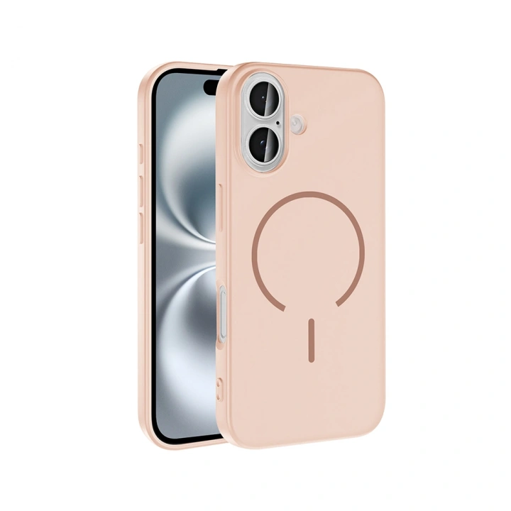 Apple iPhone 16 Kılıf M-safe Şarj Özellikli Redclick Meta Kapak