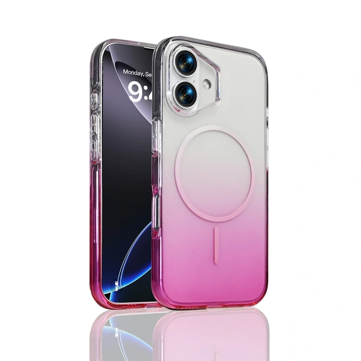 Apple iPhone 16 Kılıf M-Safe Şarj Özellikli Redclick Septik Silikon Kapak