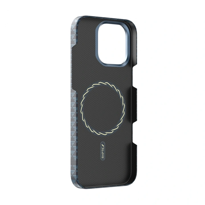 Apple iPhone 16 Pro Kılıf M-safe Şarj Özellikli Raptic Aramid Skin Origin Serisi Kapak