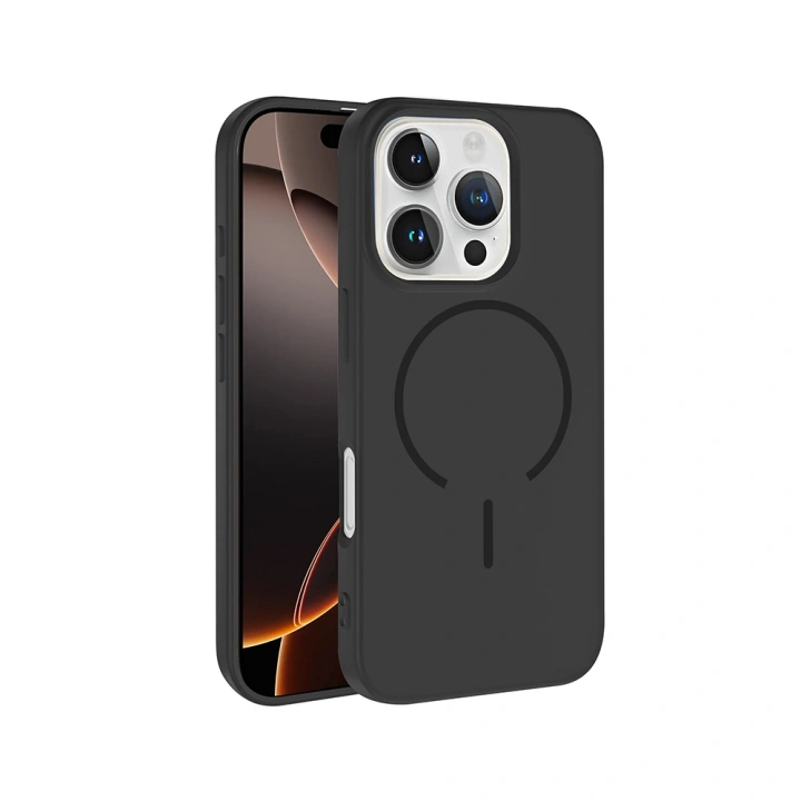 Apple iPhone 16 Pro Kılıf M-safe Şarj Özellikli Redclick Meta Kapak