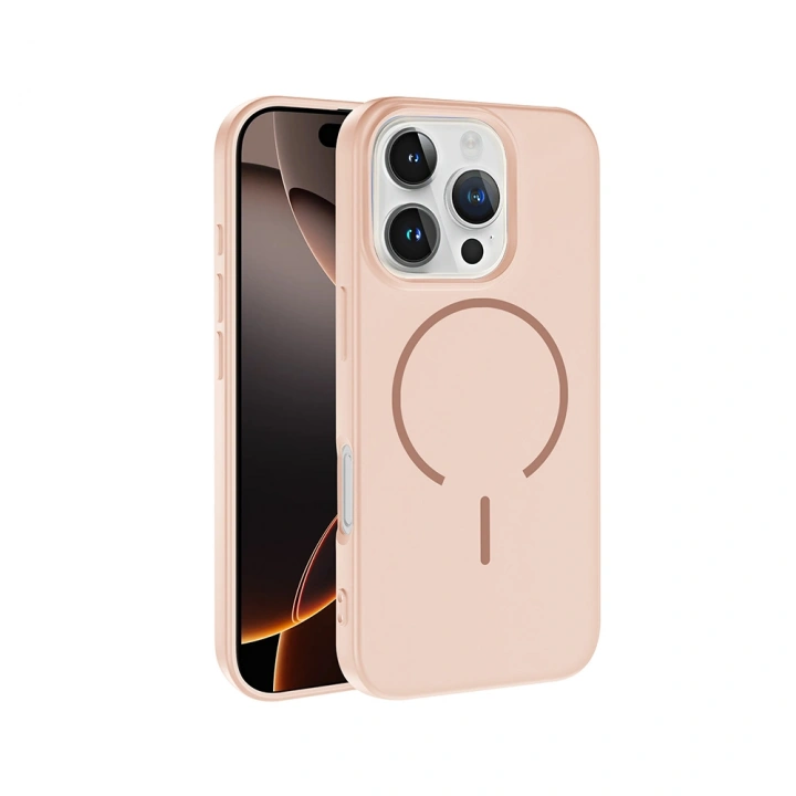 Apple iPhone 16 Pro Kılıf M-safe Şarj Özellikli Redclick Meta Kapak