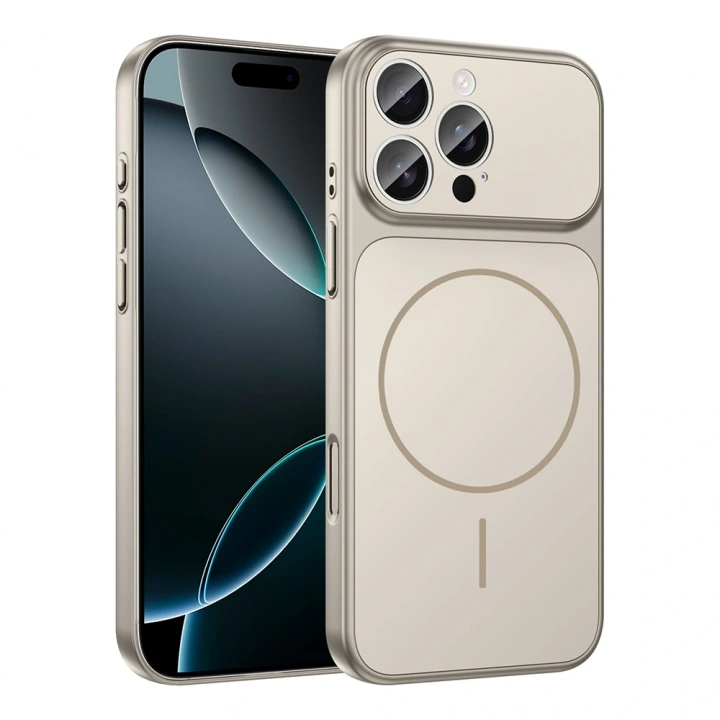 Apple iPhone 16 Pro Kılıf Redclick M-Safe Şarj Özellikli Kamera Korumalı Formen Dönüştürücü  Kapak