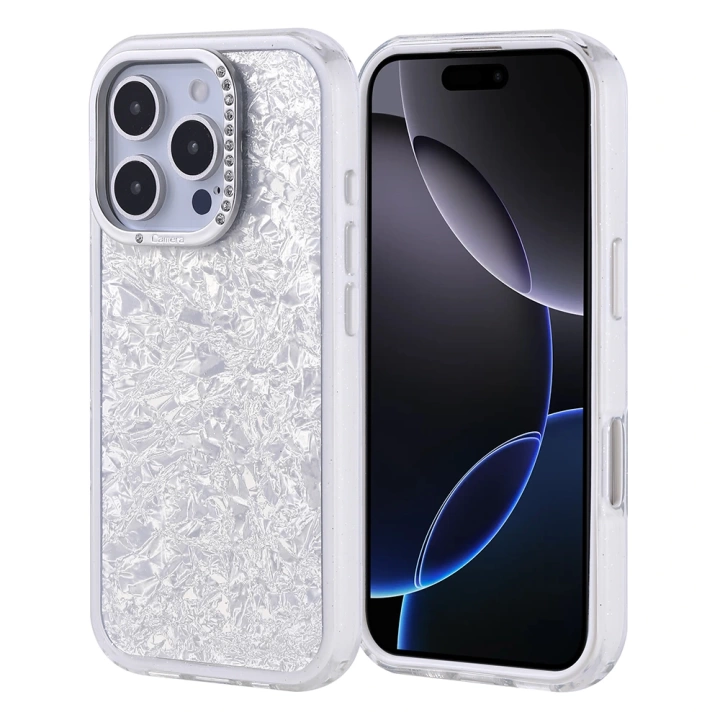 Apple iPhone 16 Pro Kılıf Taşlı Tasarım Redclick Kapi Kapak