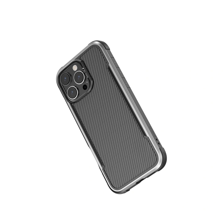 Apple iPhone 16 Pro Max Kılıf M-safe Şarj Özellikli Airbagli Raptic Apex Serisi Karbon Fiber Tasarımlı Kapak