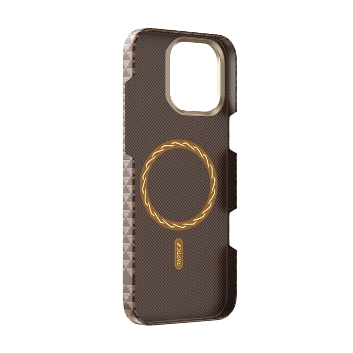 Apple iPhone 16 Pro Max Kılıf M-safe Şarj Özellikli Raptic Aramid Skin Origin Serisi Kapak