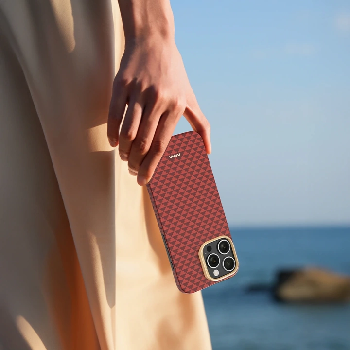 Apple iPhone 16 Pro Max Kılıf M-safe Şarj Özellikli Raptic Aramid Skin Origin Serisi Kapak