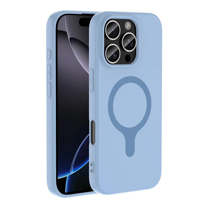 Apple iPhone 16 Pro Max Kılıf M-Safe Şarj Özellikli Redclick Aris Silikon Kapak