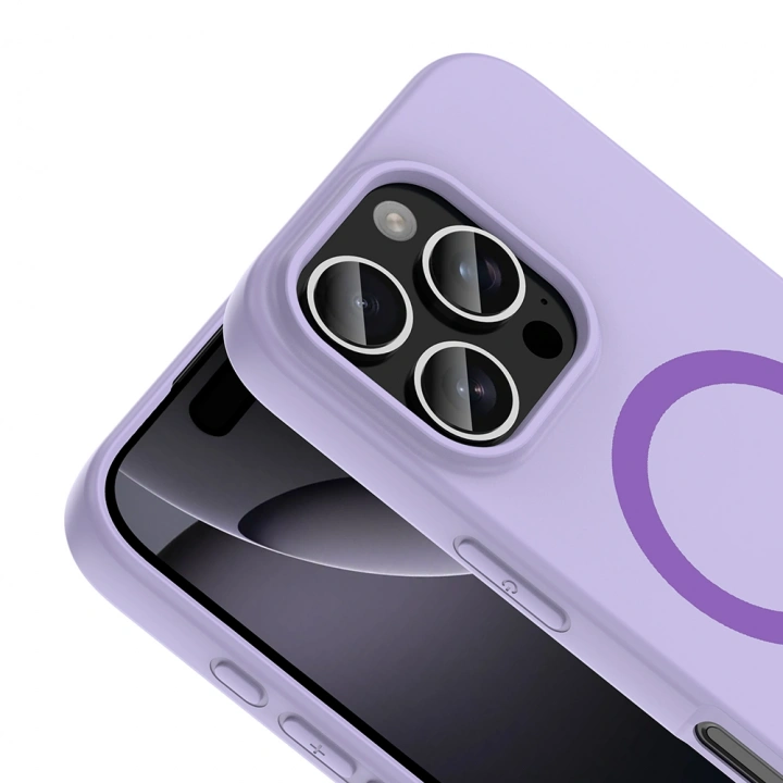 Apple iPhone 16 Pro Max Kılıf M-Safe Şarj Özellikli Redclick Aris Silikon Kapak
