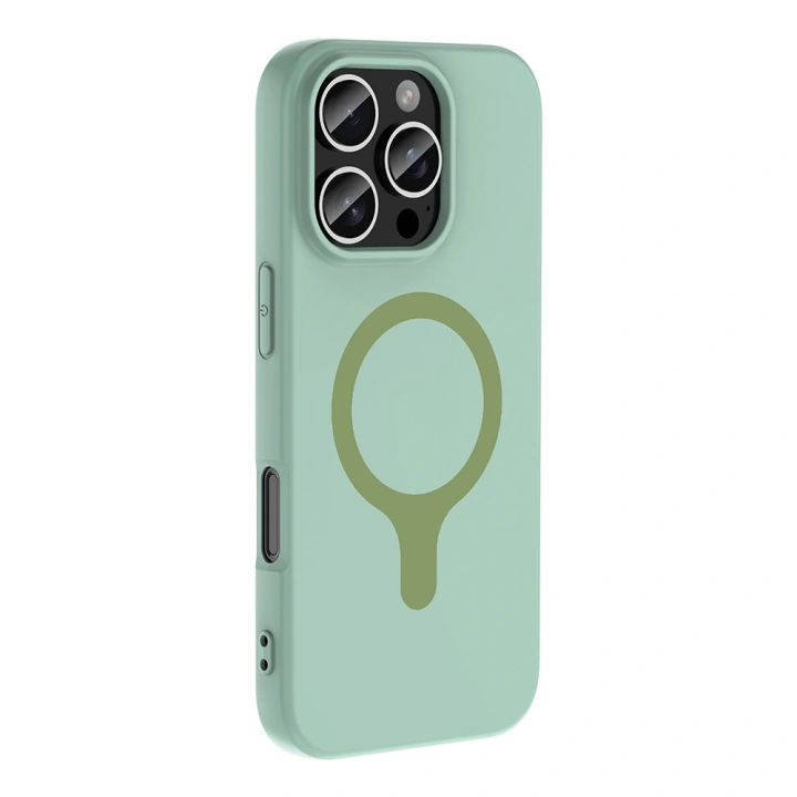 Apple iPhone 16 Pro Max Kılıf M-Safe Şarj Özellikli Redclick Aris Silikon Kapak