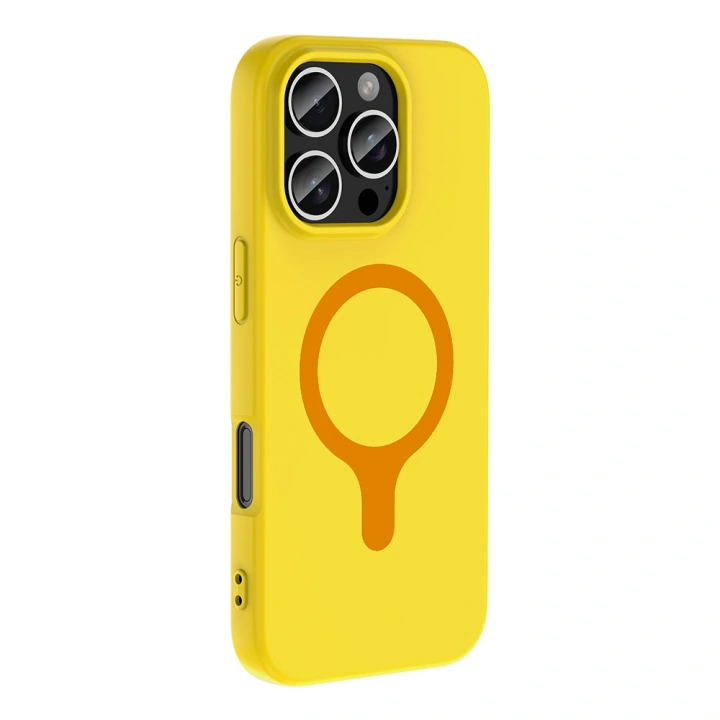 Apple iPhone 16 Pro Max Kılıf M-Safe Şarj Özellikli Redclick Aris Silikon Kapak