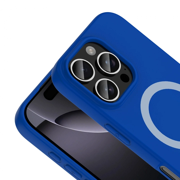 Apple iPhone 16 Pro Max Kılıf M-Safe Şarj Özellikli Redclick Aris Silikon Kapak