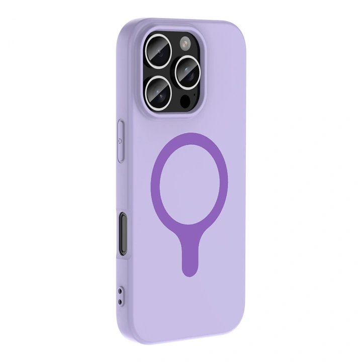 Apple iPhone 16 Pro Max Kılıf M-Safe Şarj Özellikli Redclick Aris Silikon Kapak