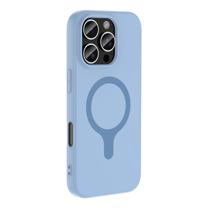 Apple iPhone 16 Pro Max Kılıf M-Safe Şarj Özellikli Redclick Aris Silikon Kapak