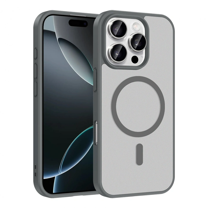 Apple iPhone 16 Pro Max Kılıf M-safe Şarj Özellikli Redclick Babet Kapak