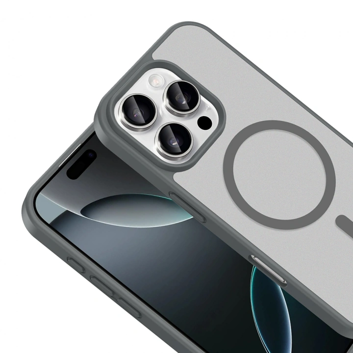 Apple iPhone 16 Pro Max Kılıf M-safe Şarj Özellikli Redclick Babet Kapak
