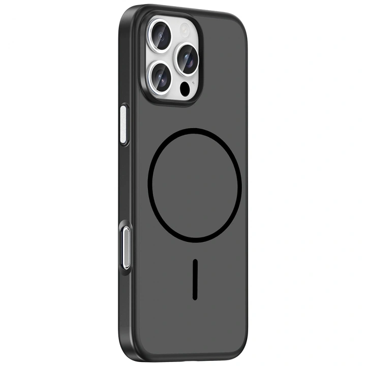 Apple iPhone 16 Pro Max Kılıf M-Safe Şarj Özellikli Redclick Lora PC Kapak