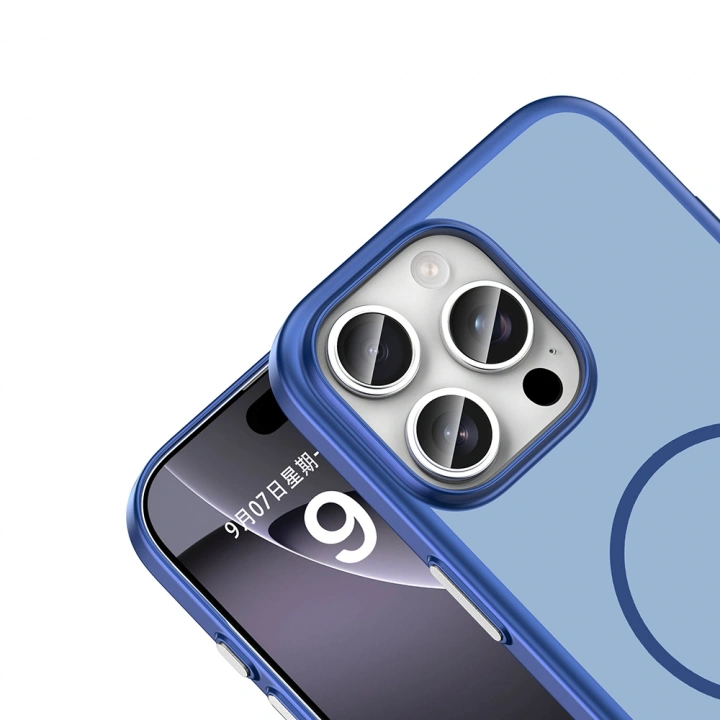 Apple iPhone 16 Pro Max Kılıf M-Safe Şarj Özellikli Redclick Lora PC Kapak