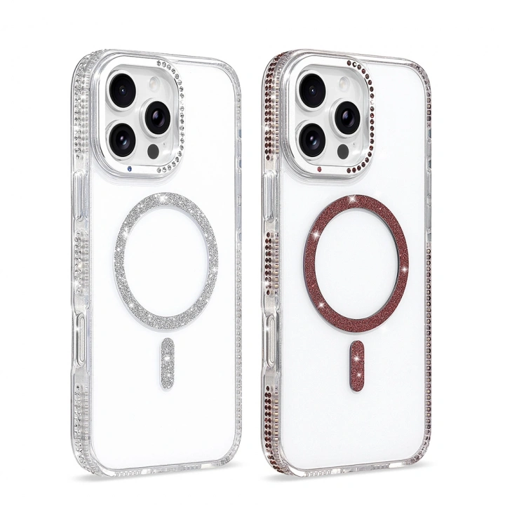 Apple iPhone 16 Pro Max Kılıf M-safe Şarj Özellikli Redclick Tera Silikon Kapak