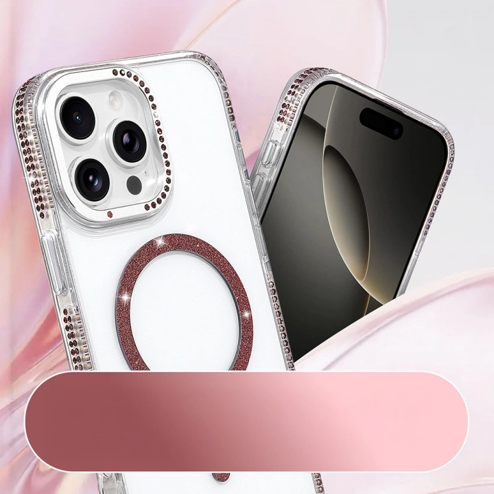 Apple iPhone 16 Pro Max Kılıf M-safe Şarj Özellikli Redclick Tera Silikon Kapak