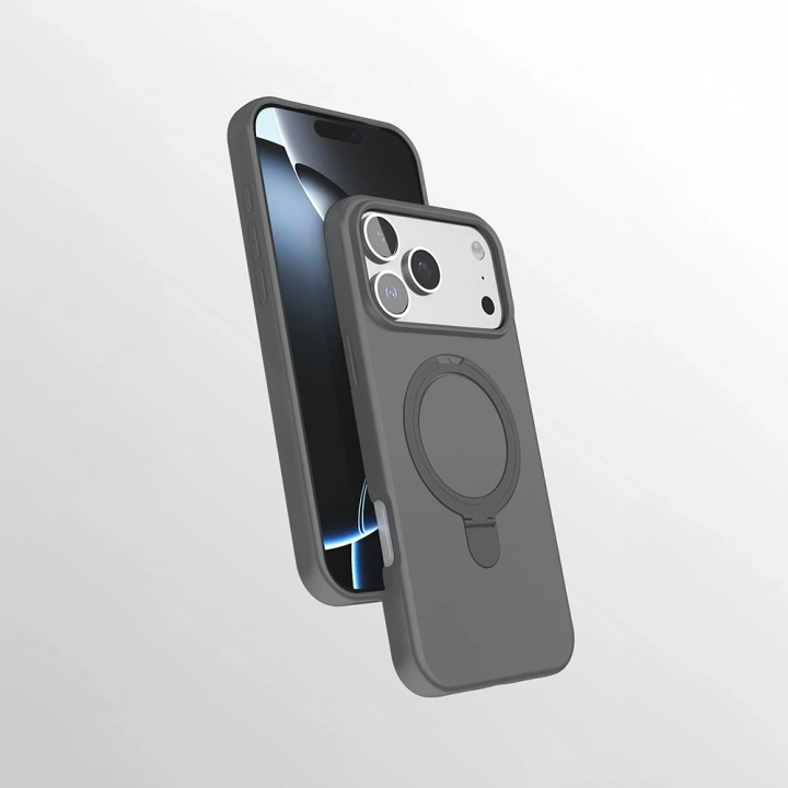 Apple iPhone 16 Pro Max Kılıf M-safe Şarj Özellikli Standlı Redclick Samara Kapak