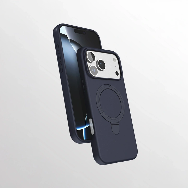 Apple iPhone 16 Pro Max Kılıf M-safe Şarj Özellikli Standlı Redclick Samara Kapak