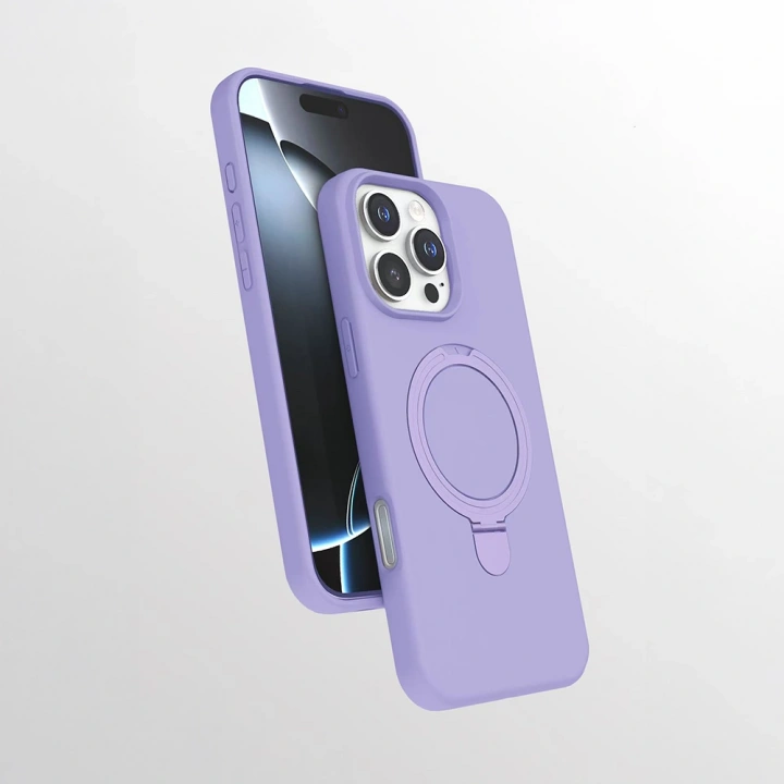 Apple iPhone 16 Pro Max Kılıf M-safe Şarj Özellikli Standlı Redclick Samara Kapak