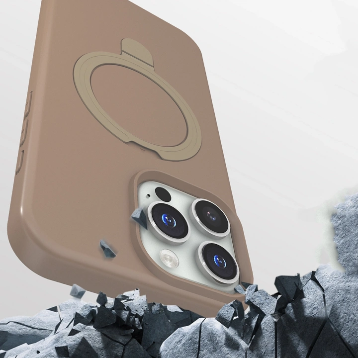 Apple iPhone 16 Pro Max Kılıf M-safe Şarj Özellikli Standlı Redclick Samara Kapak
