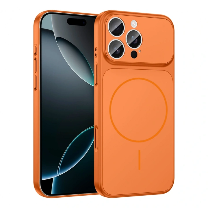 Apple iPhone 16 Pro Max Kılıf Redclick M-Safe Şarj Özellikli Kamera Korumalı Formen Dönüştürücü  Kapak