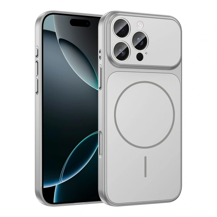 Apple iPhone 16 Pro Max Kılıf Redclick M-Safe Şarj Özellikli Kamera Korumalı Formen Dönüştürücü  Kapak