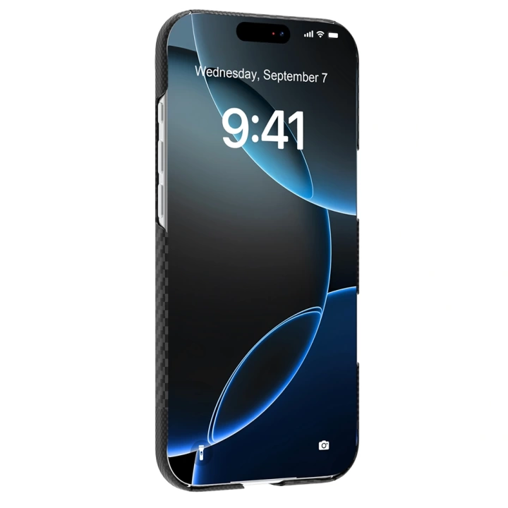 Apple iPhone 17 Air Kılıf M-safe Şarj Özellikli 600D Metal Kamera Çerçeveli Raptic Aramid Fiber Geotik Serisi Kapak
