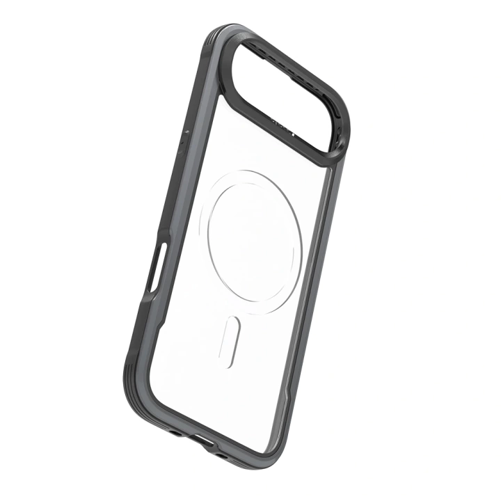 Apple iPhone 17 Air Kılıf M-safe Şarj Özellikli Airbagli Raptic Shield Serisi Şeffaf Arka Yüzey Kapak