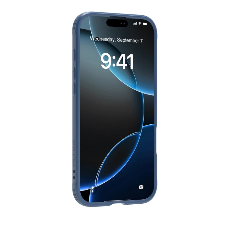 Apple iPhone 17 Air Kılıf M-safe Şarj Özellikli Airbagli Raptic Shield Serisi Şeffaf Arka Yüzey Kapak