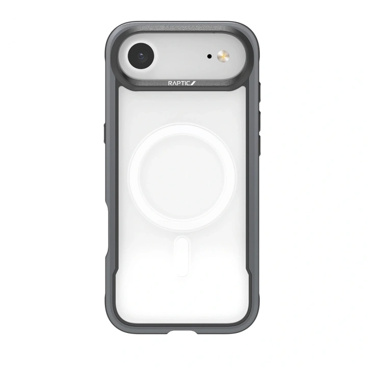 Apple iPhone 17 Air Kılıf M-safe Şarj Özellikli Airbagli Raptic Shield Serisi Şeffaf Arka Yüzey Kapak