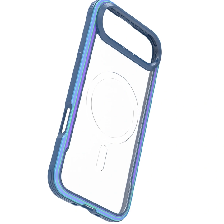 Apple iPhone 17 Air Kılıf M-safe Şarj Özellikli Airbagli Raptic Shield Serisi Şeffaf Arka Yüzey Kapak
