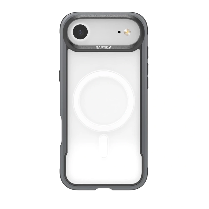 Apple iPhone 17 Air Kılıf M-safe Şarj Özellikli Airbagli Raptic Shield Serisi Şeffaf Arka Yüzey Kapak