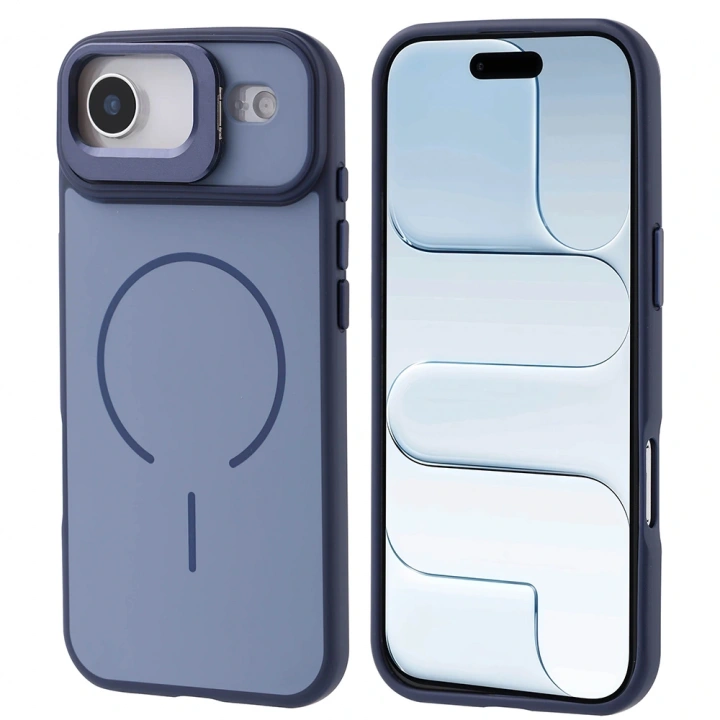 Apple iPhone 17 Air Kılıf M-safe Şarj Özellikli Kamera Standlı Redclick Notron Kapak