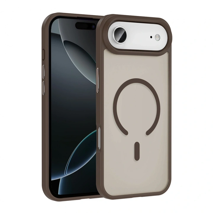 Apple iPhone 17 Air Kılıf M-safe Şarj Özellikli Mat Arka Yüzey Redclick Sio Kapak