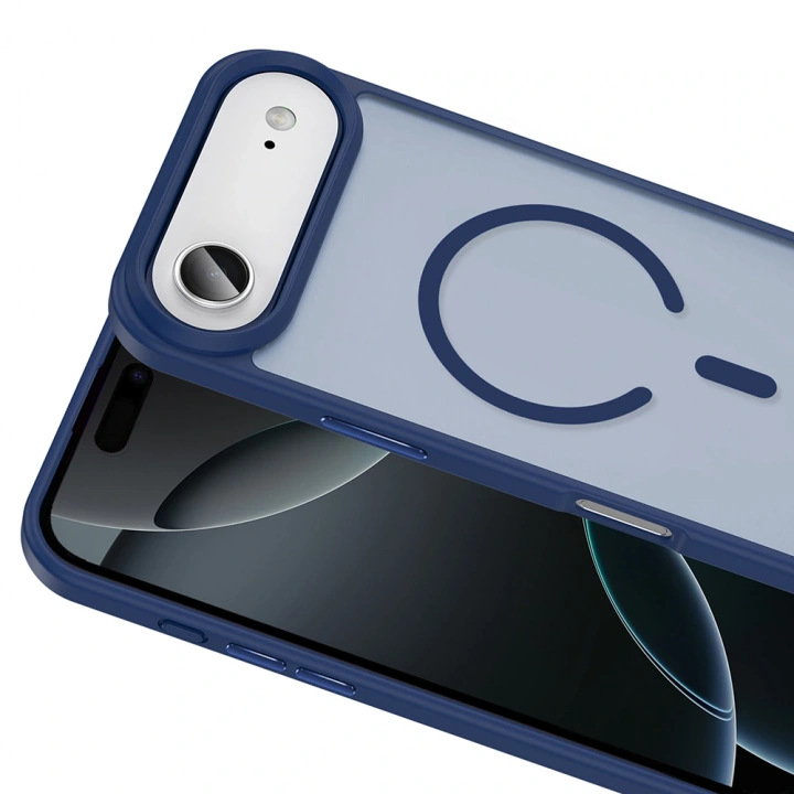Apple iPhone 17 Air Kılıf M-safe Şarj Özellikli Mat Arka Yüzey Redclick Sio Kapak