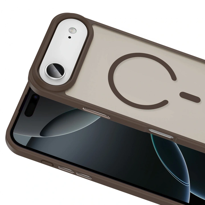 Apple iPhone 17 Air Kılıf M-safe Şarj Özellikli Mat Arka Yüzey Redclick Sio Kapak