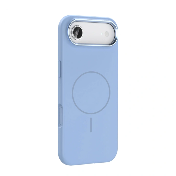 Apple iPhone 17 Air Kılıf M-Safe Şarj Özellikli Metal Kamera Çerçeveli Redclick Edi Silikon Kapak