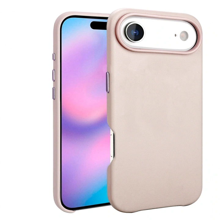 Apple iPhone 17 Air Kılıf M-safe Şarj Özellikli PU Deri Görünümlü Redclick Kupra Kapak