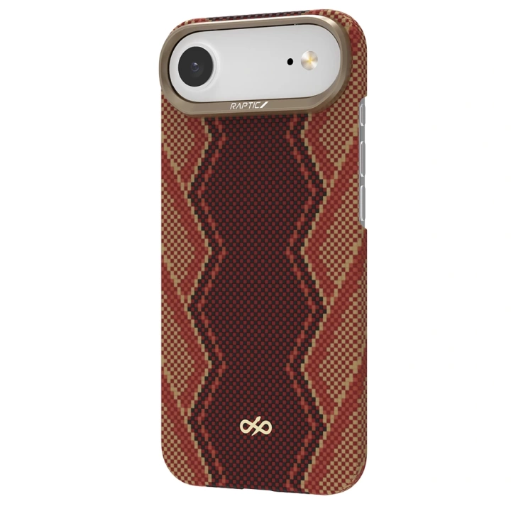 Apple iPhone 17 Air Kılıf M-safe Şarj Özellikli Raptic Aramid Skin Bionic Serisi Kapak