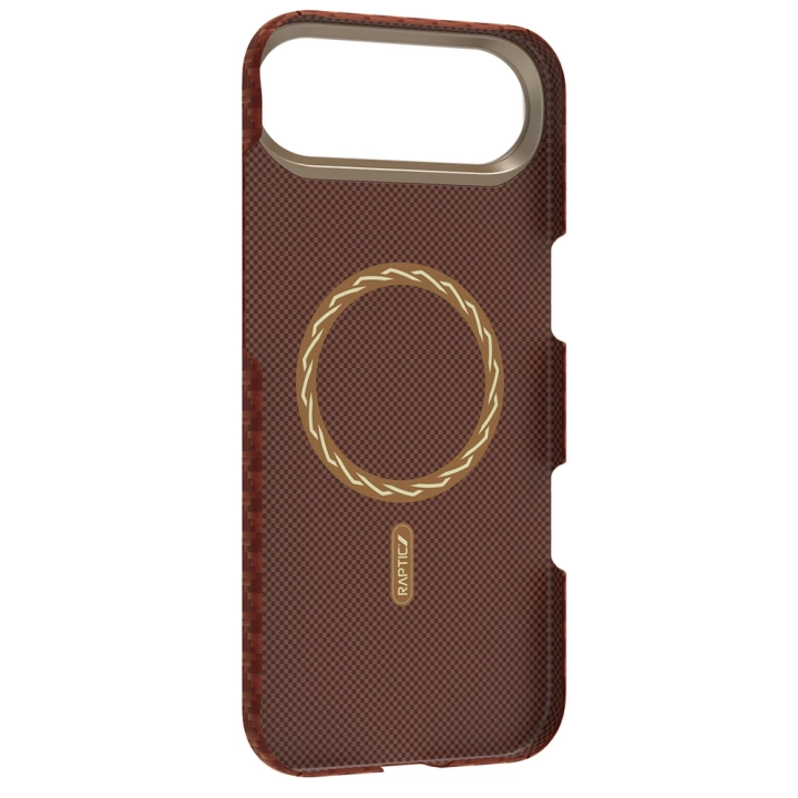 Apple iPhone 17 Air Kılıf M-safe Şarj Özellikli Raptic Aramid Skin Origin Serisi Kapak
