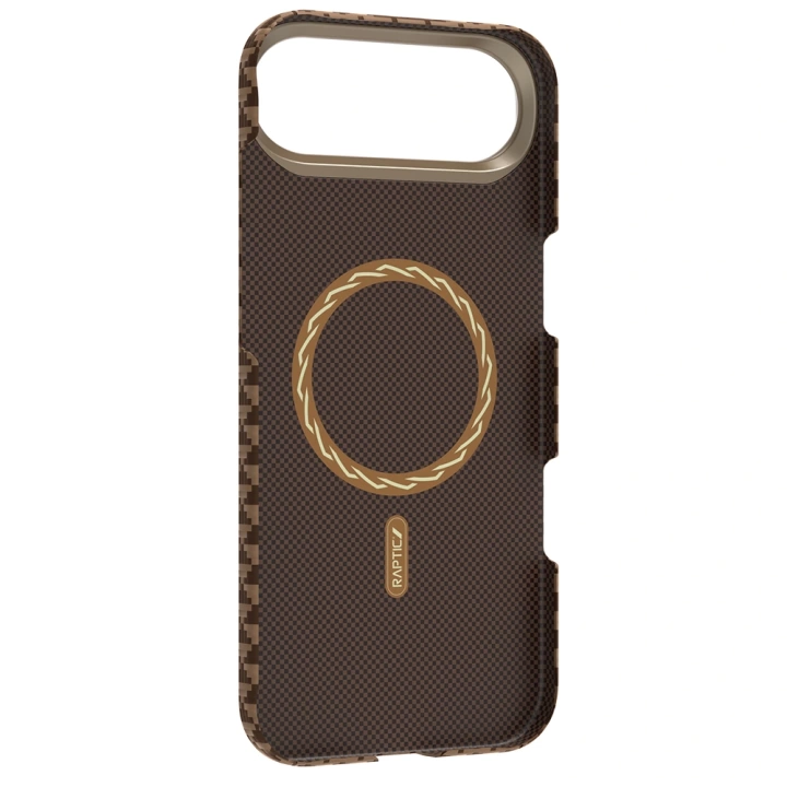 Apple iPhone 17 Air Kılıf M-safe Şarj Özellikli Raptic Aramid Skin Origin Serisi Kapak