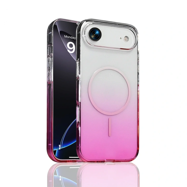 Apple iPhone 17 Air Kılıf M-Safe Şarj Özellikli Redclick Septik Silikon Kapak