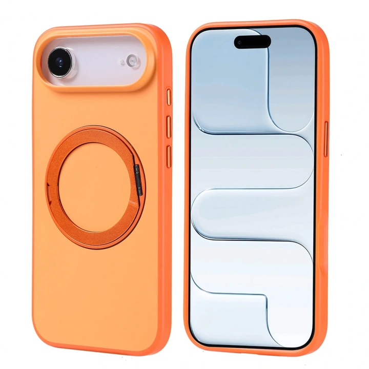 Apple iPhone 17 Air Kılıf M-Safe Şarj Özellikli Standlı Redclick Proton Silikon Kapak