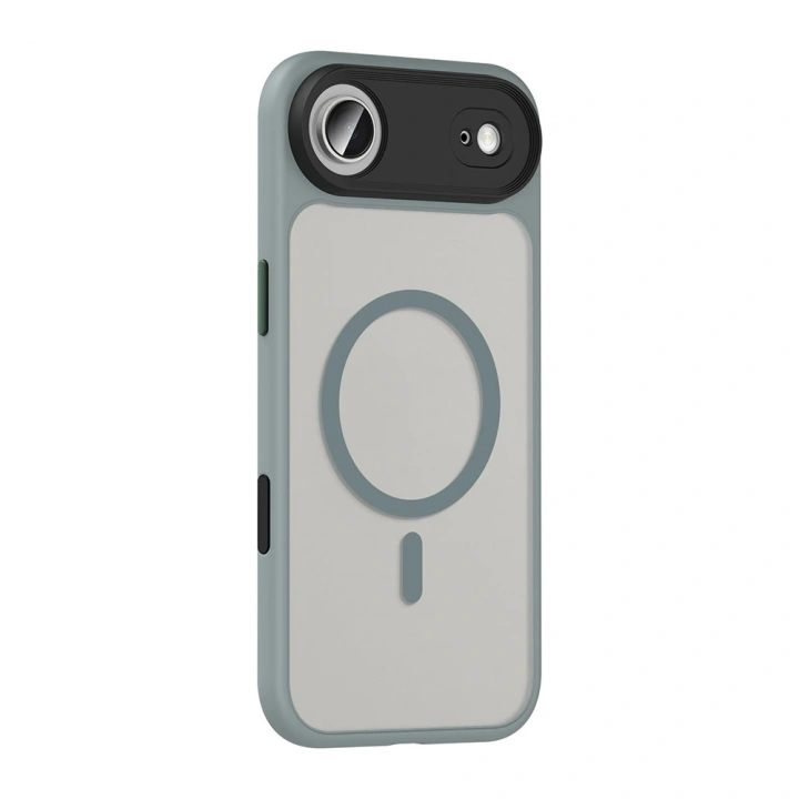 Apple iPhone 17 Air Kılıf Mat Arka Yüzey Wireless Şarj Özellikli Redclick Flet M-safe Kapak